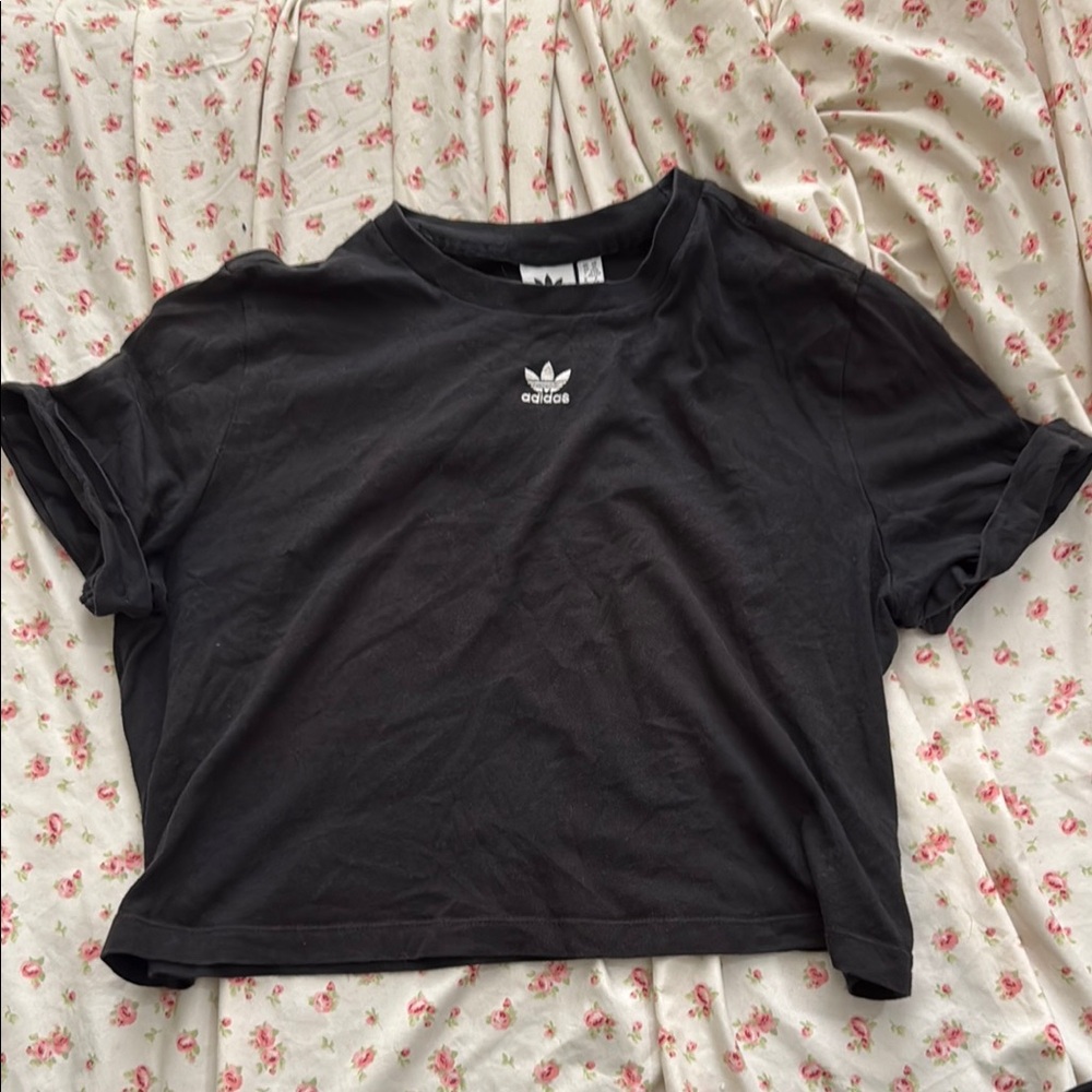Adidas Women's Black Short Sleeve Tee